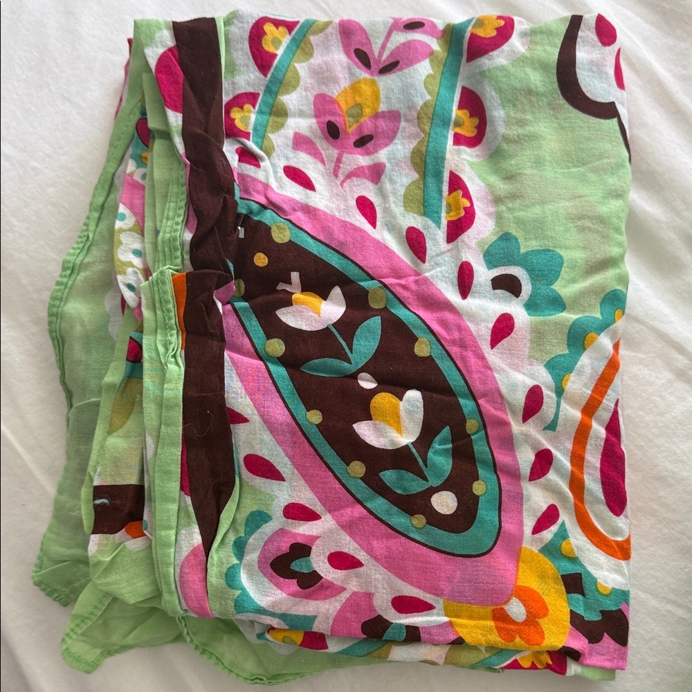 Lilly Pulitzer cotton sarong/ scarf w free matching bag and cooler